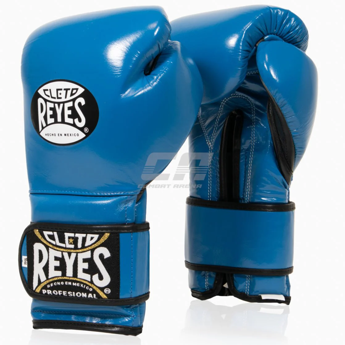 Gants de boxe Cleto Reyes Sparring CE6 Bleu-Noir 