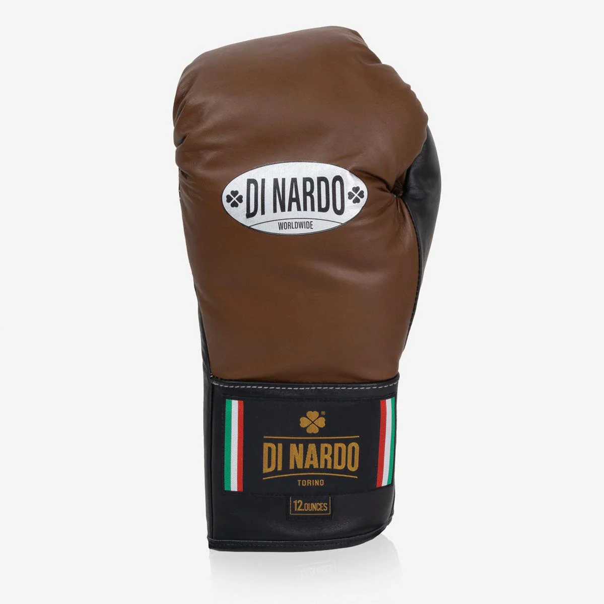Gants de boxe Di Nardo avec Lacets 12 Oz Marron-noir  - Image 3