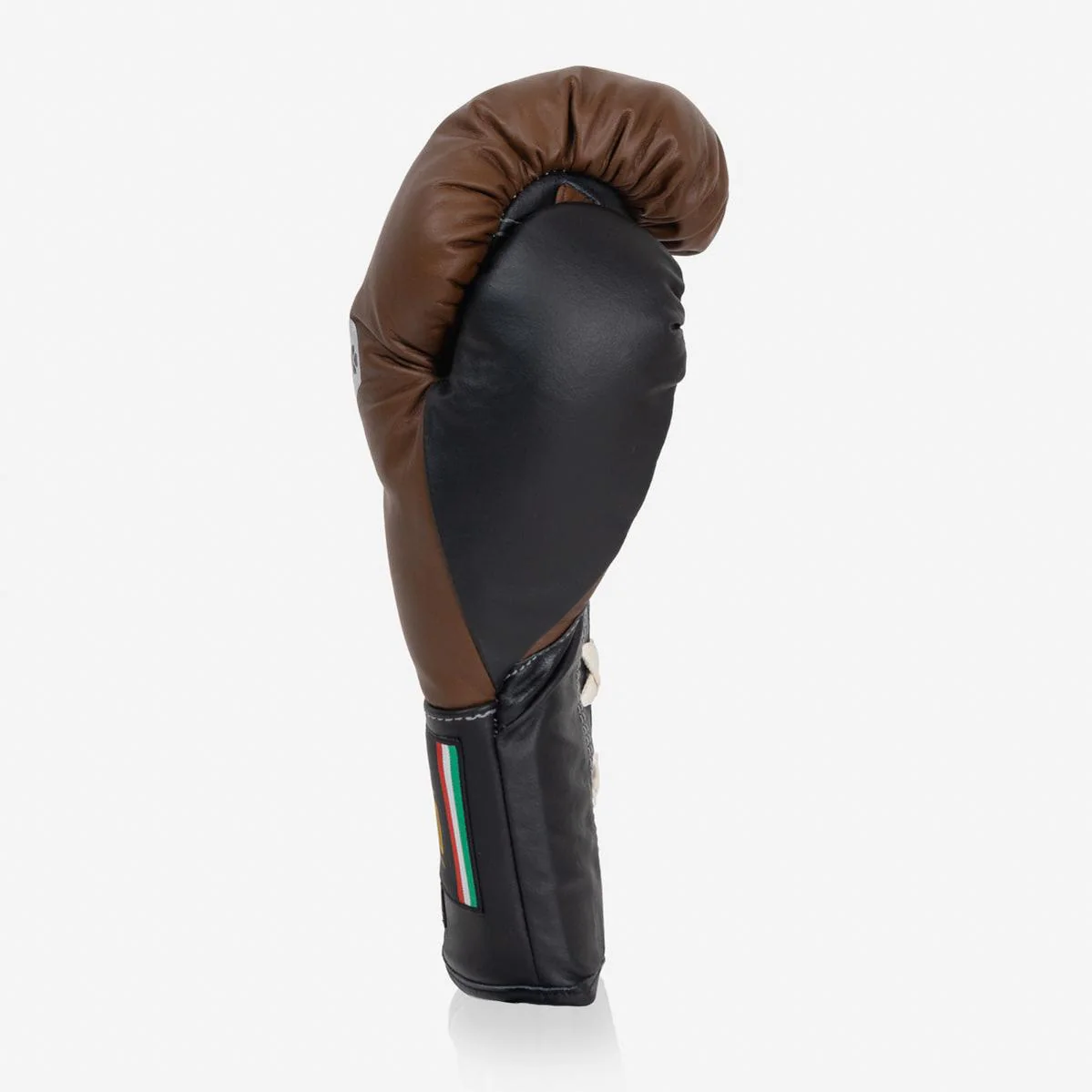 Gants de boxe Di Nardo avec Lacets 12 Oz Marron-noir  - Image 4
