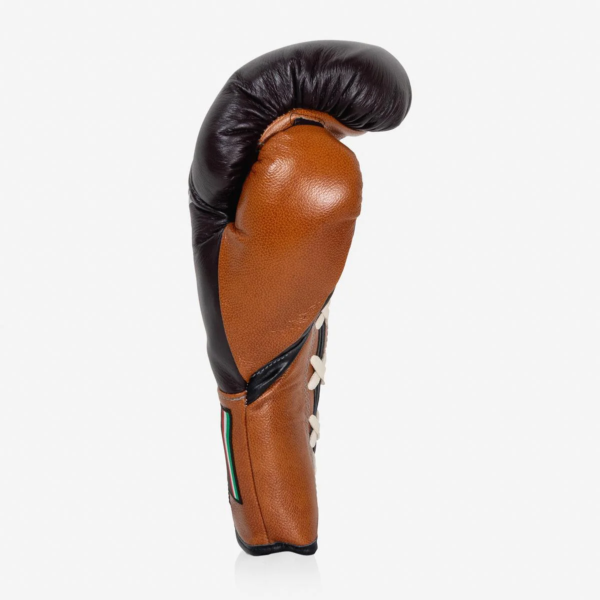 Gants de boxe Di Nardo avec Lacets 14 Oz Bourgogne-cognac  - Image 3