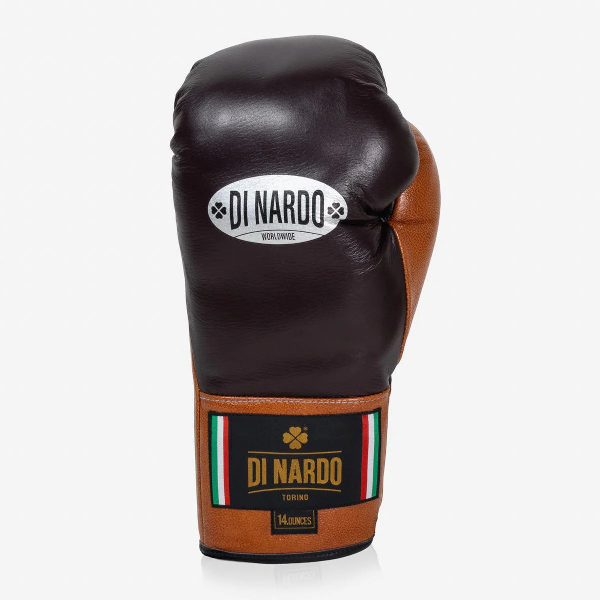 Gants de boxe Di Nardo avec Lacets 14 Oz Bourgogne-cognac  - Image 4