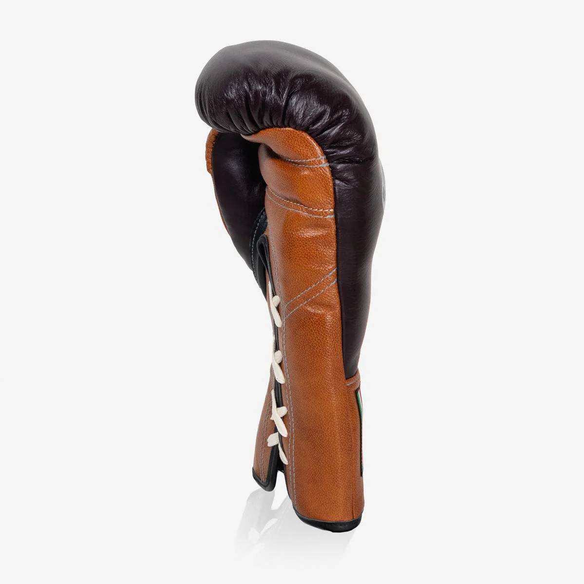 Gants de boxe Di Nardo avec Lacets 14 Oz Bourgogne-cognac  - Image 6
