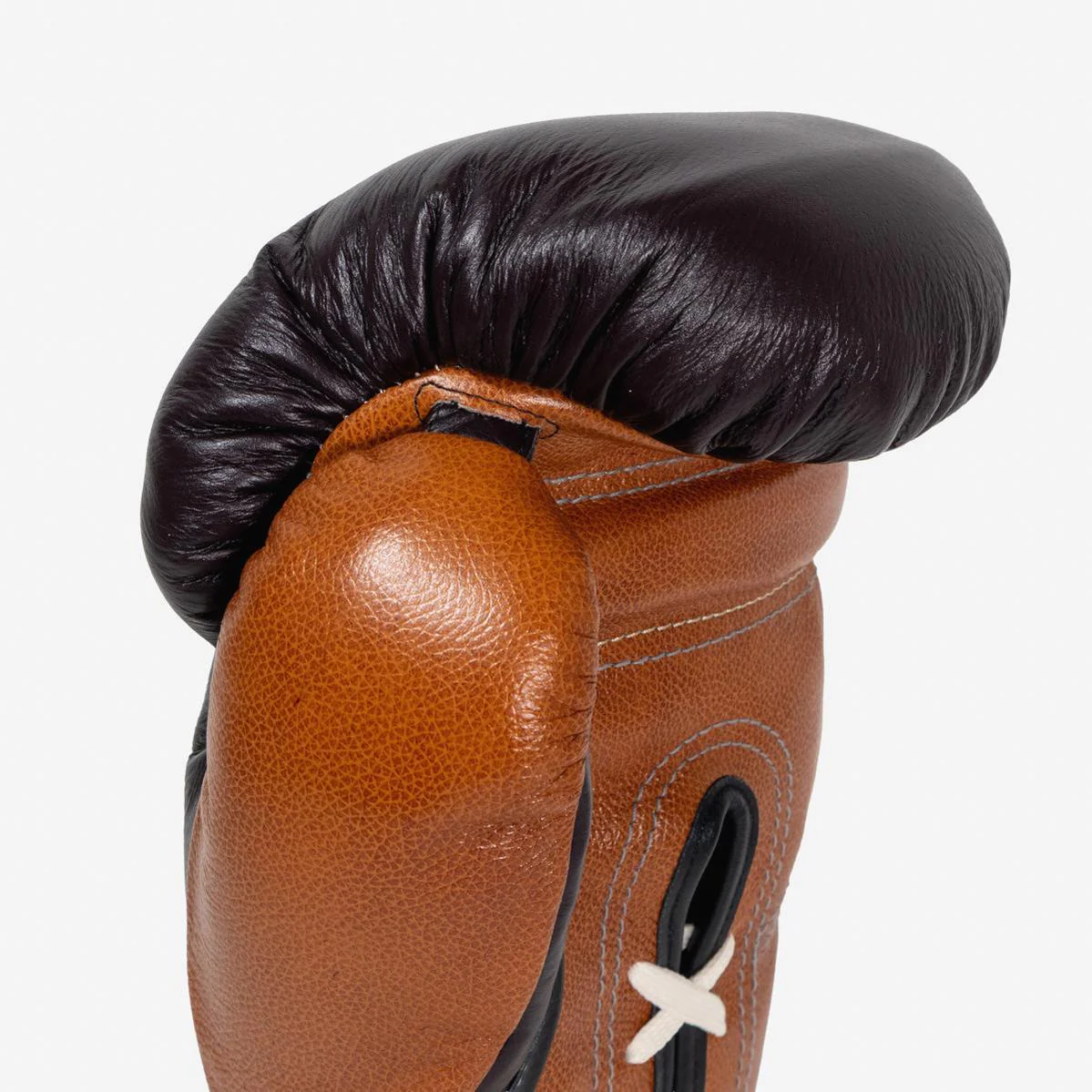 Gants de boxe Di Nardo avec Lacets 14 Oz Bourgogne-cognac  - Image 7