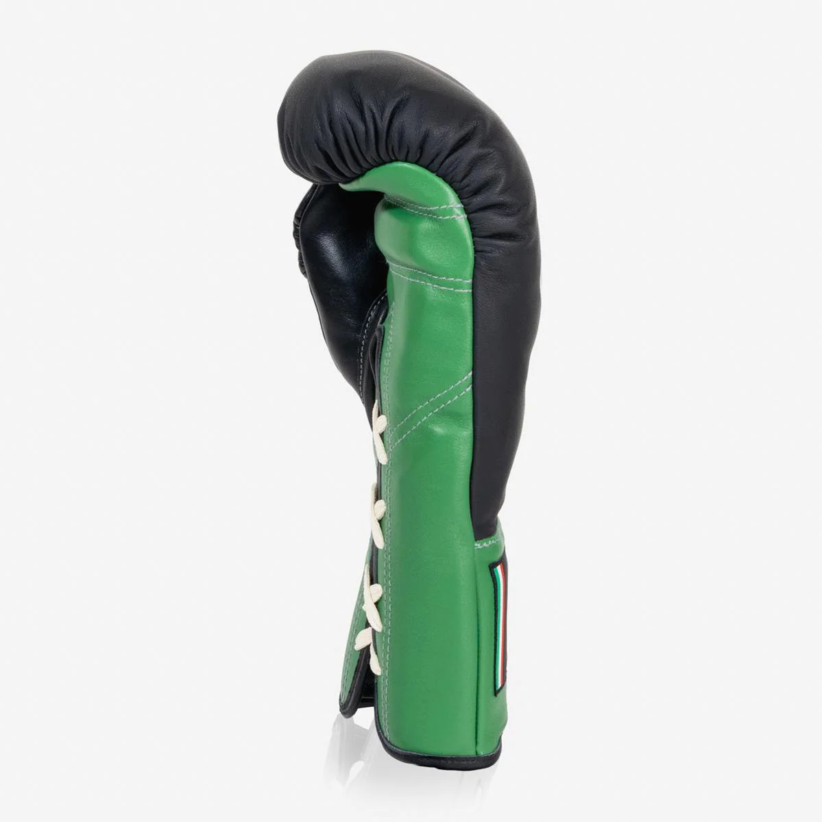 Gants de boxe Di Nardo avec Lacets 14 Oz Noir-vert  - Image 4