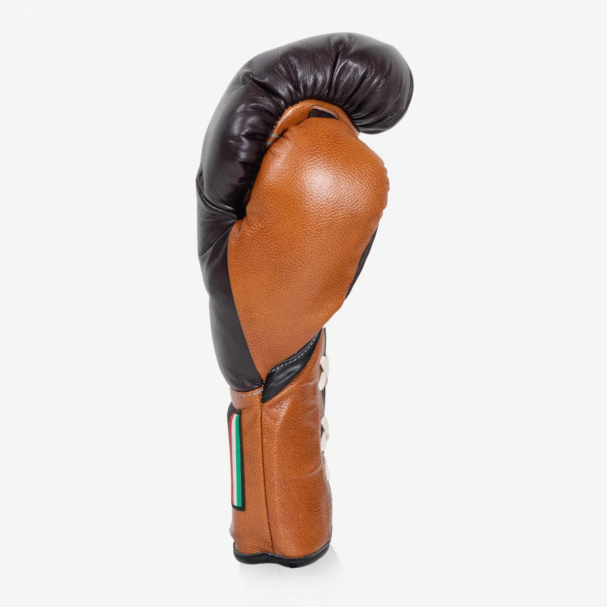 Gants de boxe Di Nardo avec Lacets 16 Oz Bourgogne-cognac  - Image 3