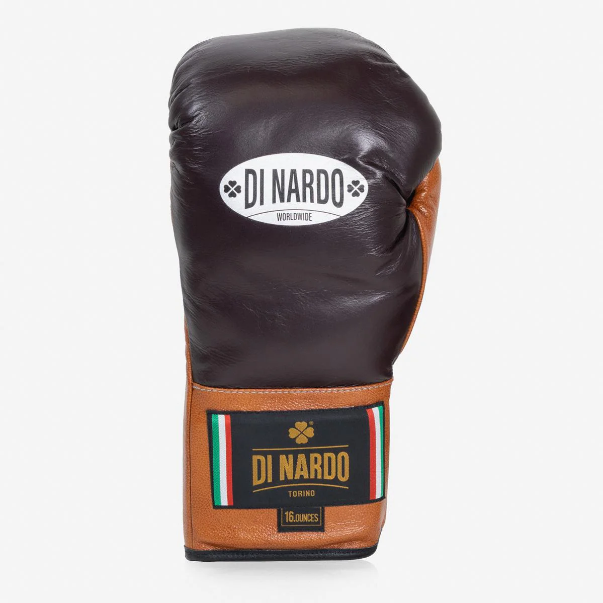 Gants de boxe Di Nardo avec Lacets 16 Oz Bourgogne-cognac  - Image 4
