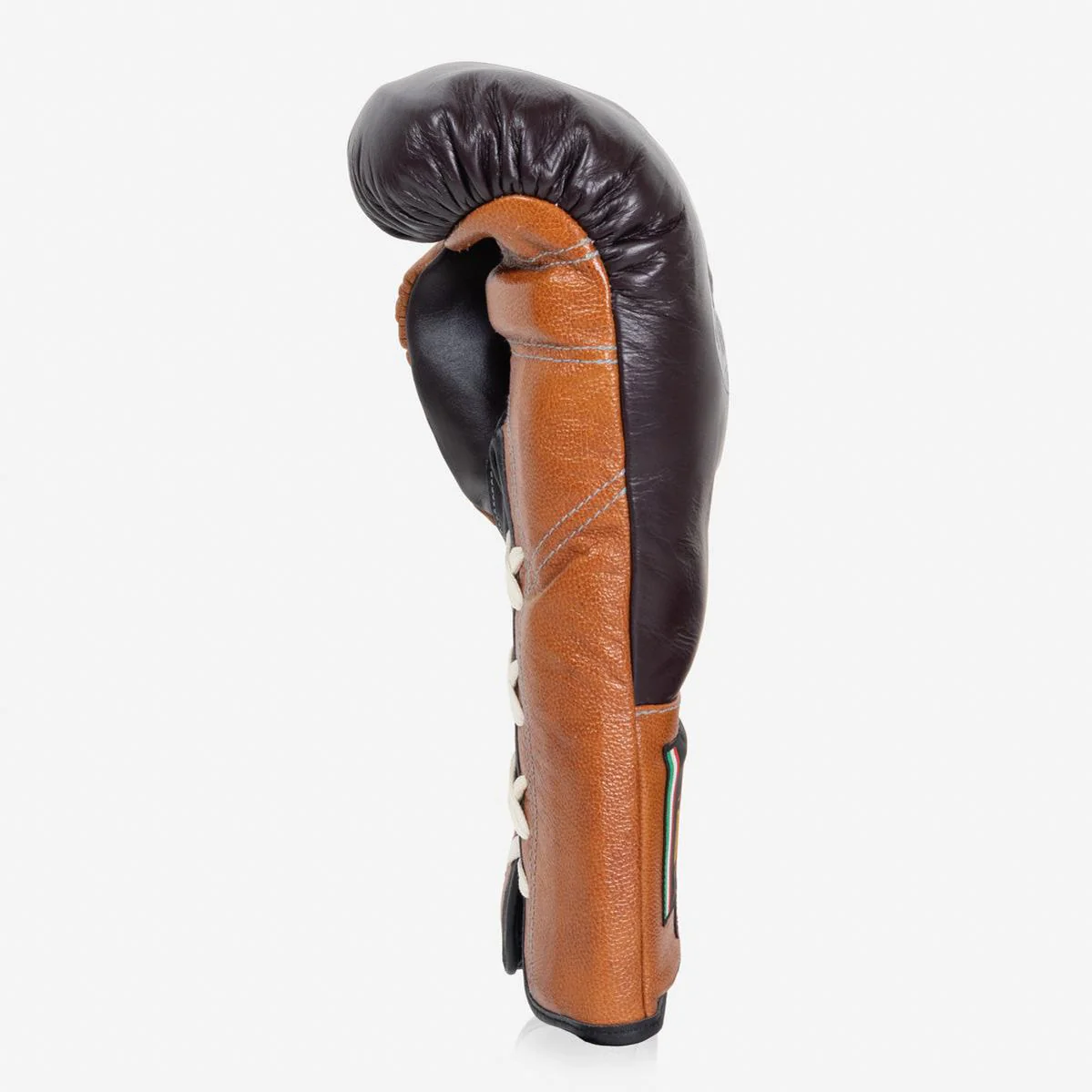 Gants de boxe Di Nardo avec Lacets 16 Oz Bourgogne-cognac  - Image 5