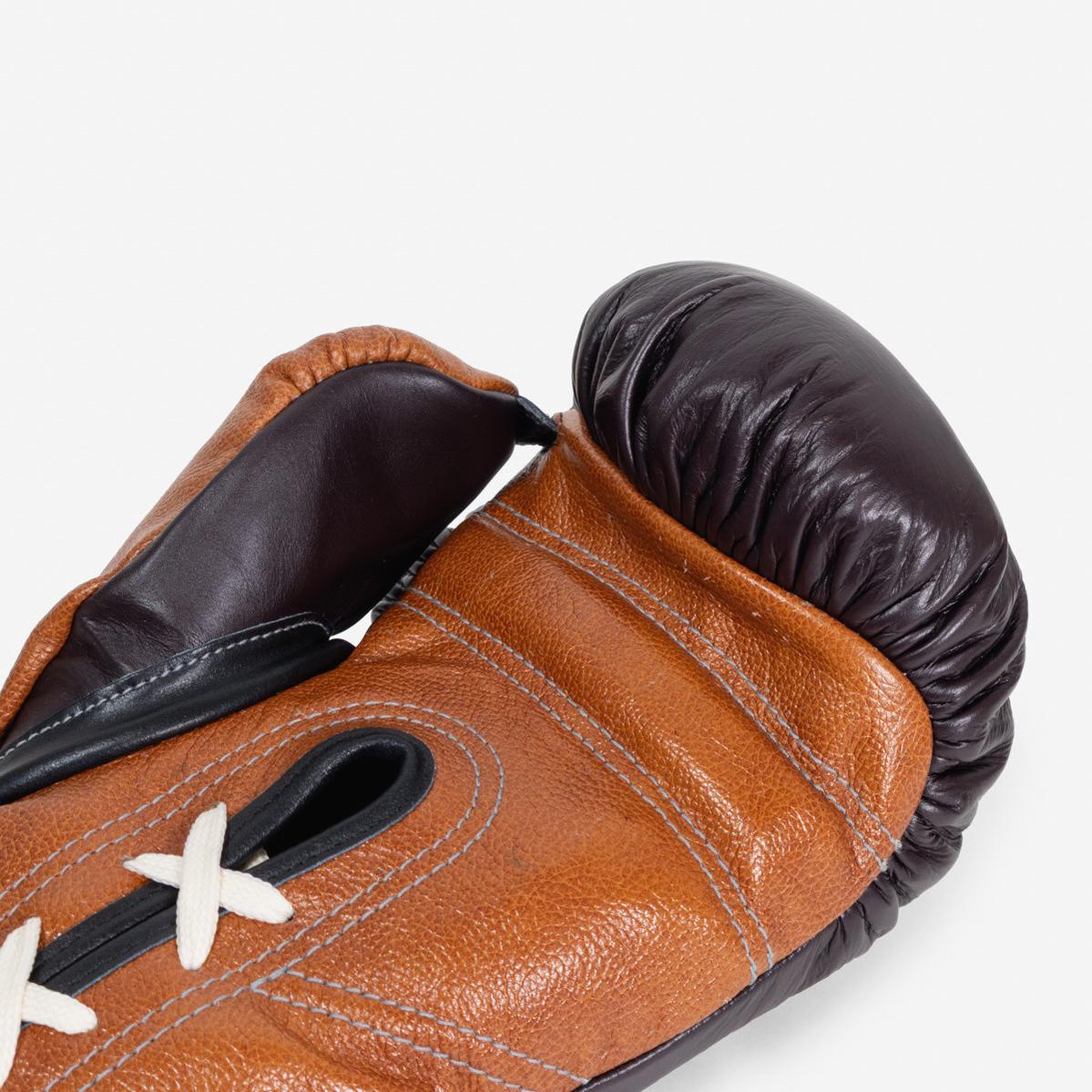 Gants de boxe Di Nardo avec Lacets 16 Oz Bourgogne-cognac  - Image 9