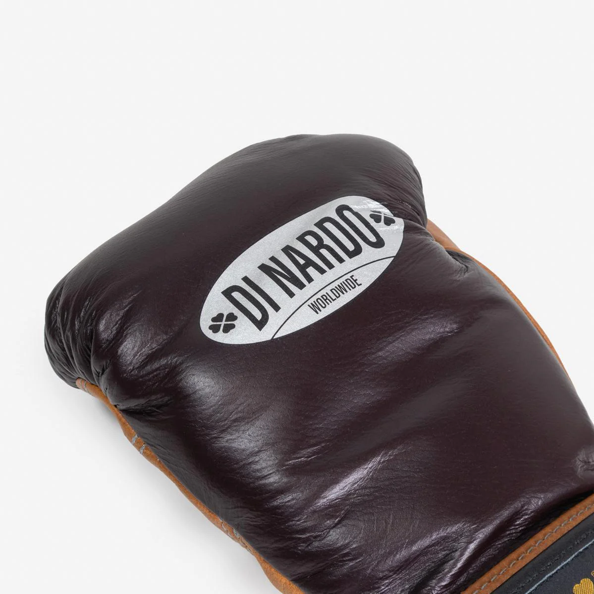 Gants de boxe Di Nardo avec Velcro 12 Oz Bourgogne-cognac-vintage  - Image 10