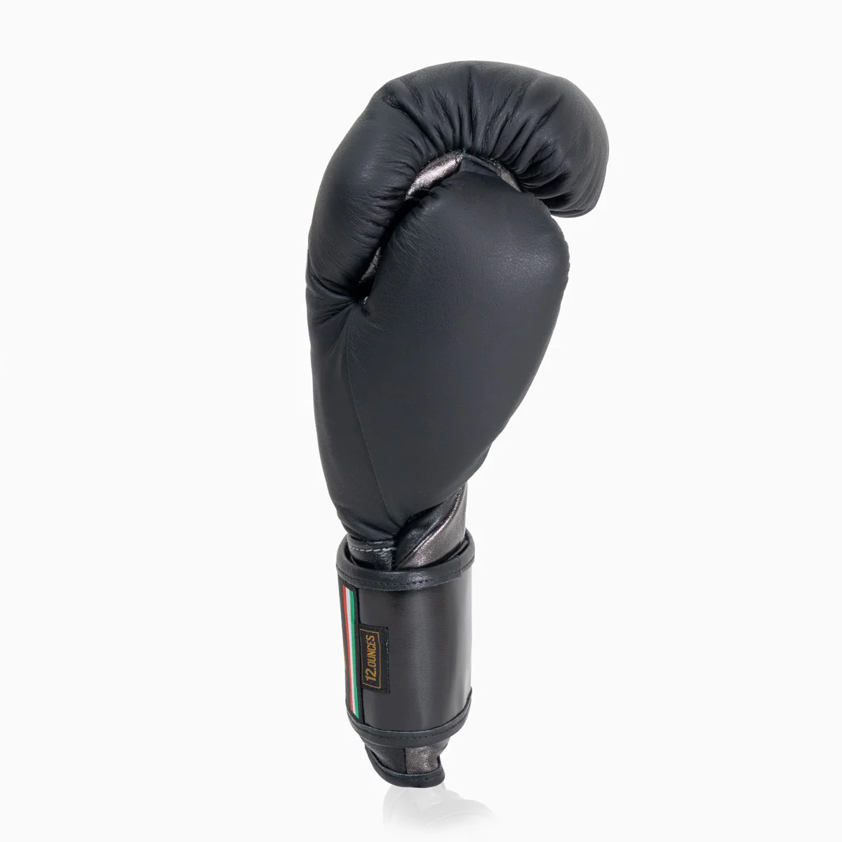 Gants de boxe Di Nardo avec Velcro 12 Oz Noir-argent foncé  - Image 3