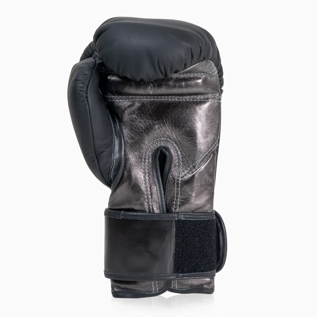 Gants de boxe Di Nardo avec Velcro 12 Oz Noir-argent foncé  - Image 4