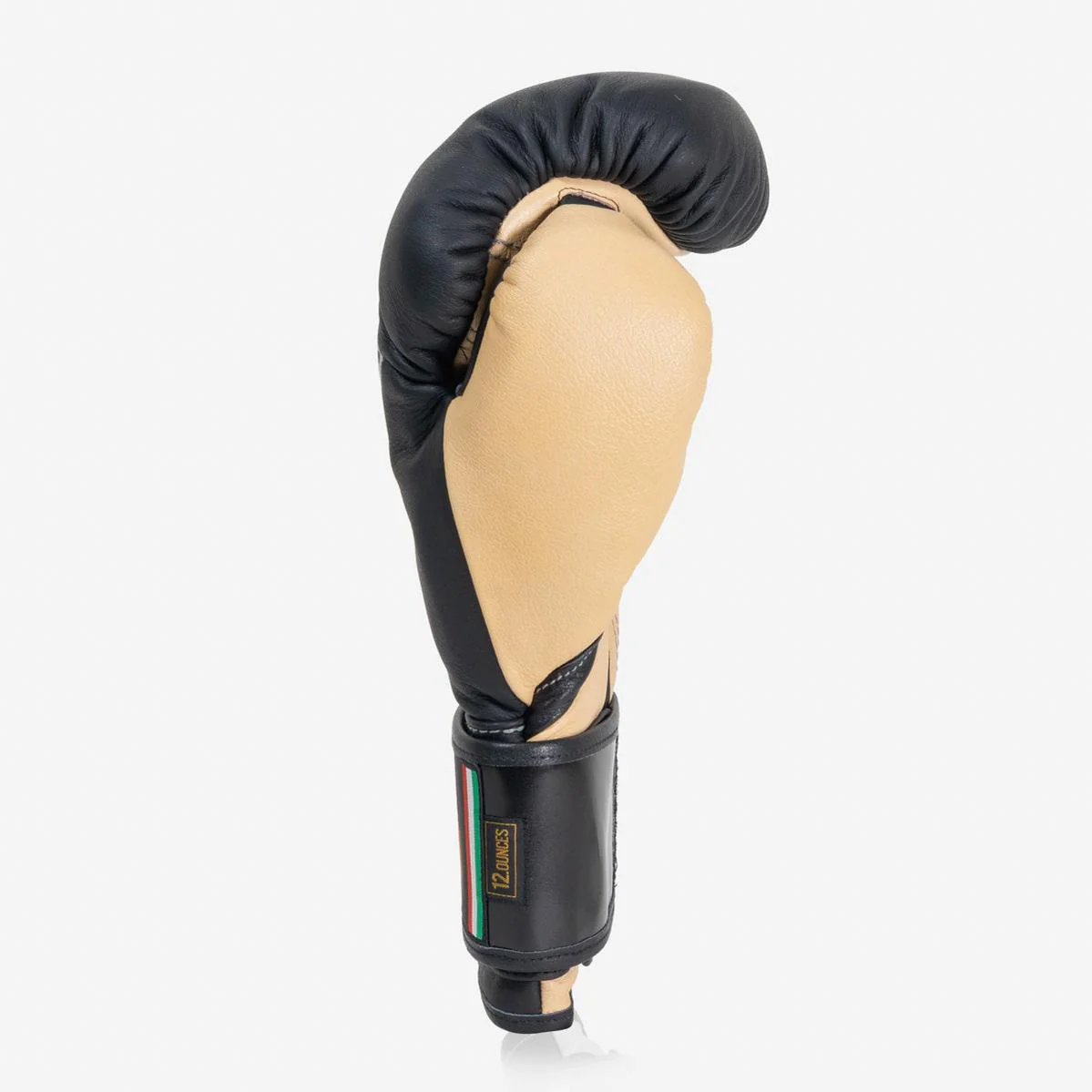 Gants de boxe Di Nardo avec Velcro 12 Oz Noir-sable - Image 3