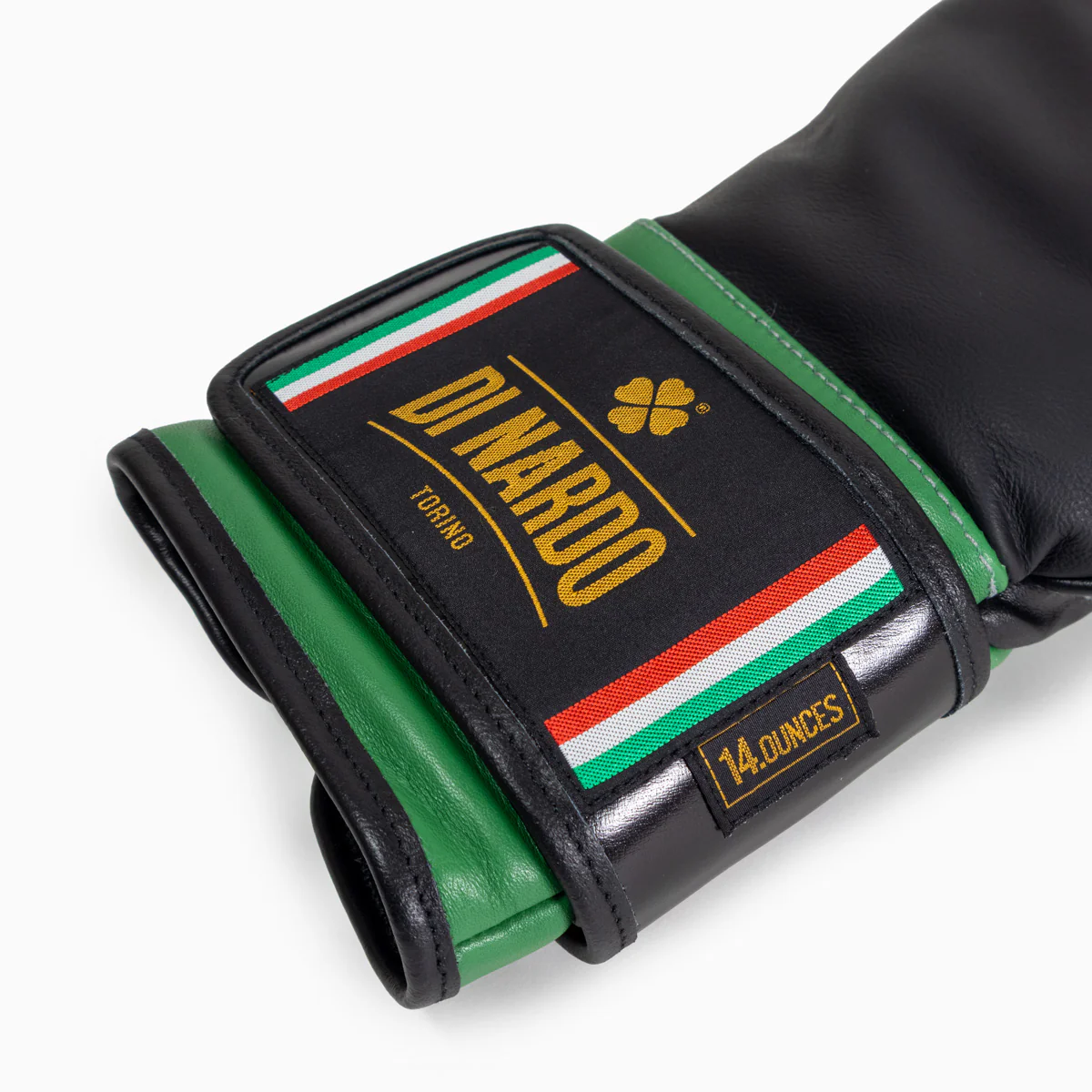 Gants de boxe Di Nardo avec Velcro 14 Oz Noir-vert - Image 11