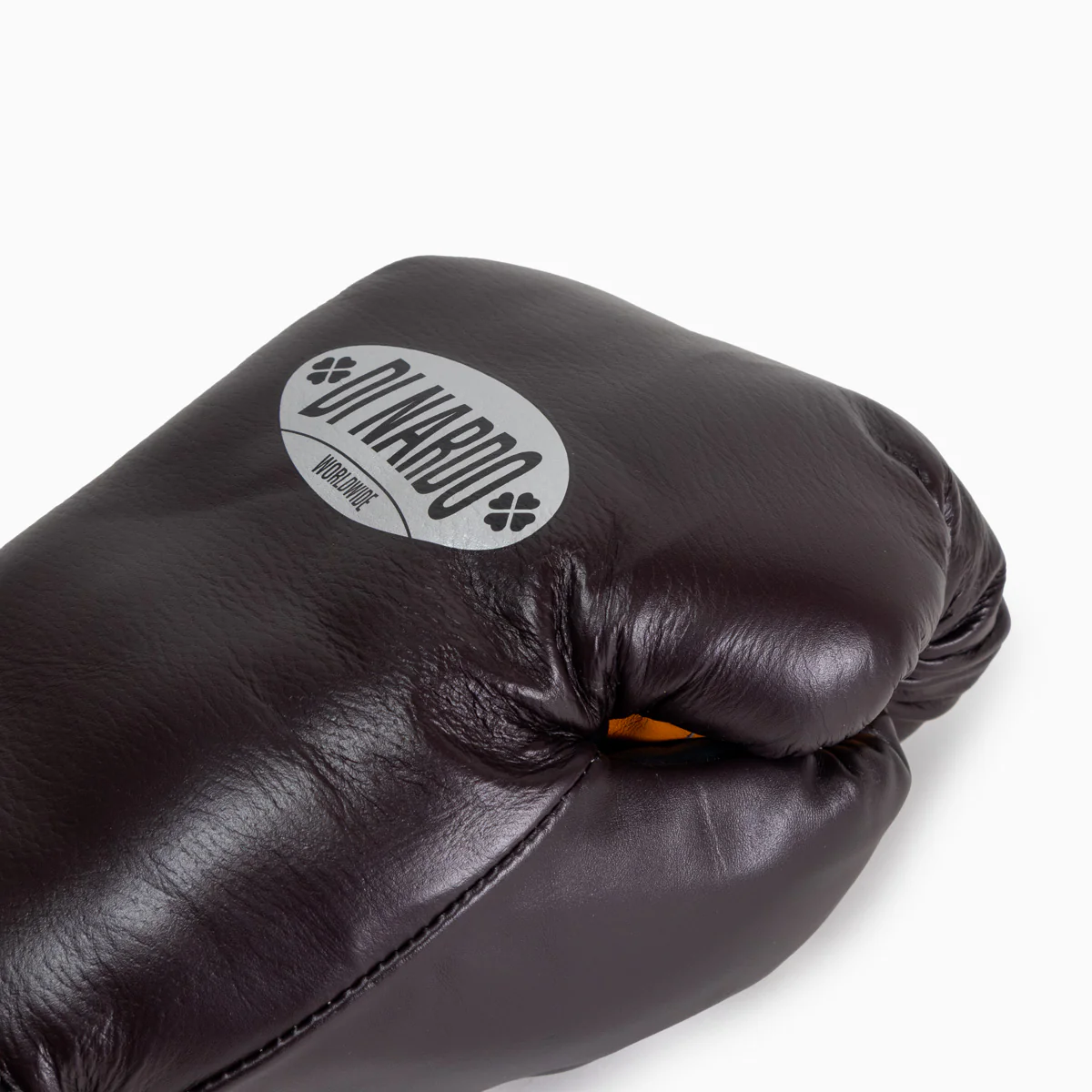 Gants de boxe Di Nardo avec Velcro 16 Oz Bourgogne-jaune  - Image 10