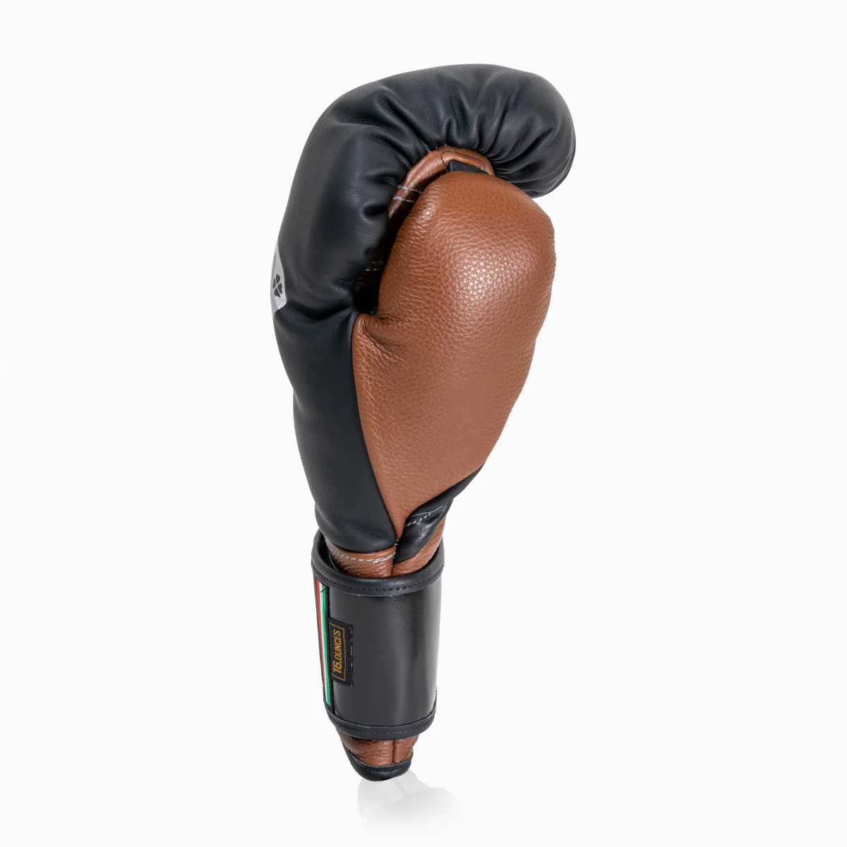 Gants de boxe Di Nardo avec Velcro 16 Oz Noir-marron  - Image 3