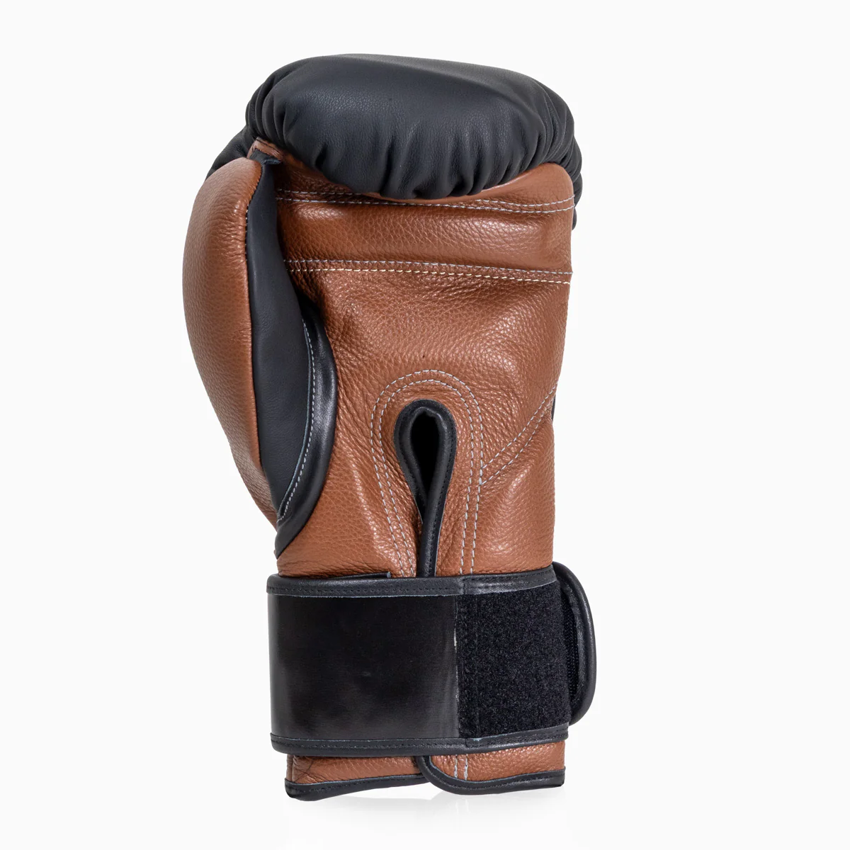 Gants de boxe Di Nardo avec Velcro 16 Oz Noir-marron  - Image 4