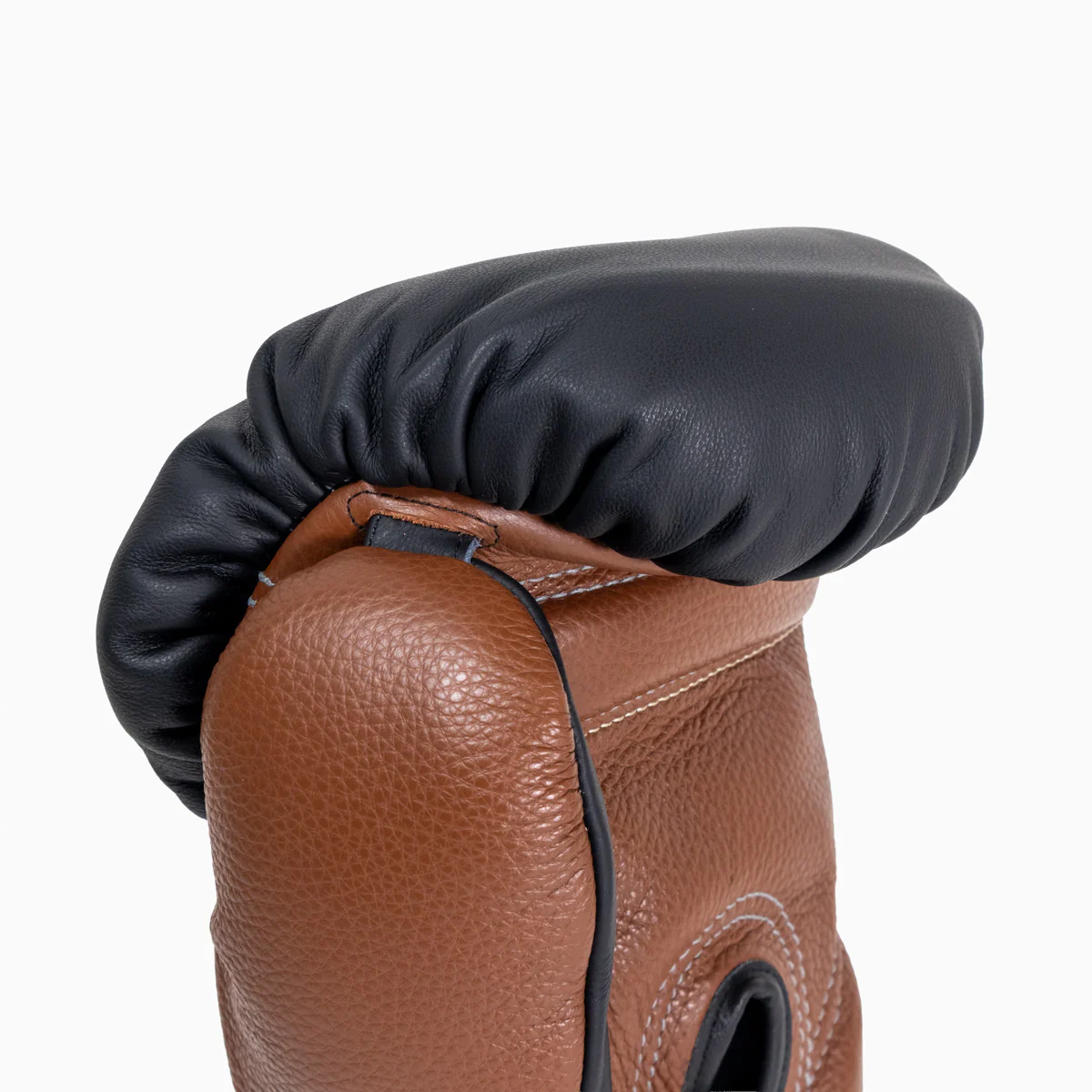 Gants de boxe Di Nardo avec Velcro 16 Oz Noir-marron  - Image 7