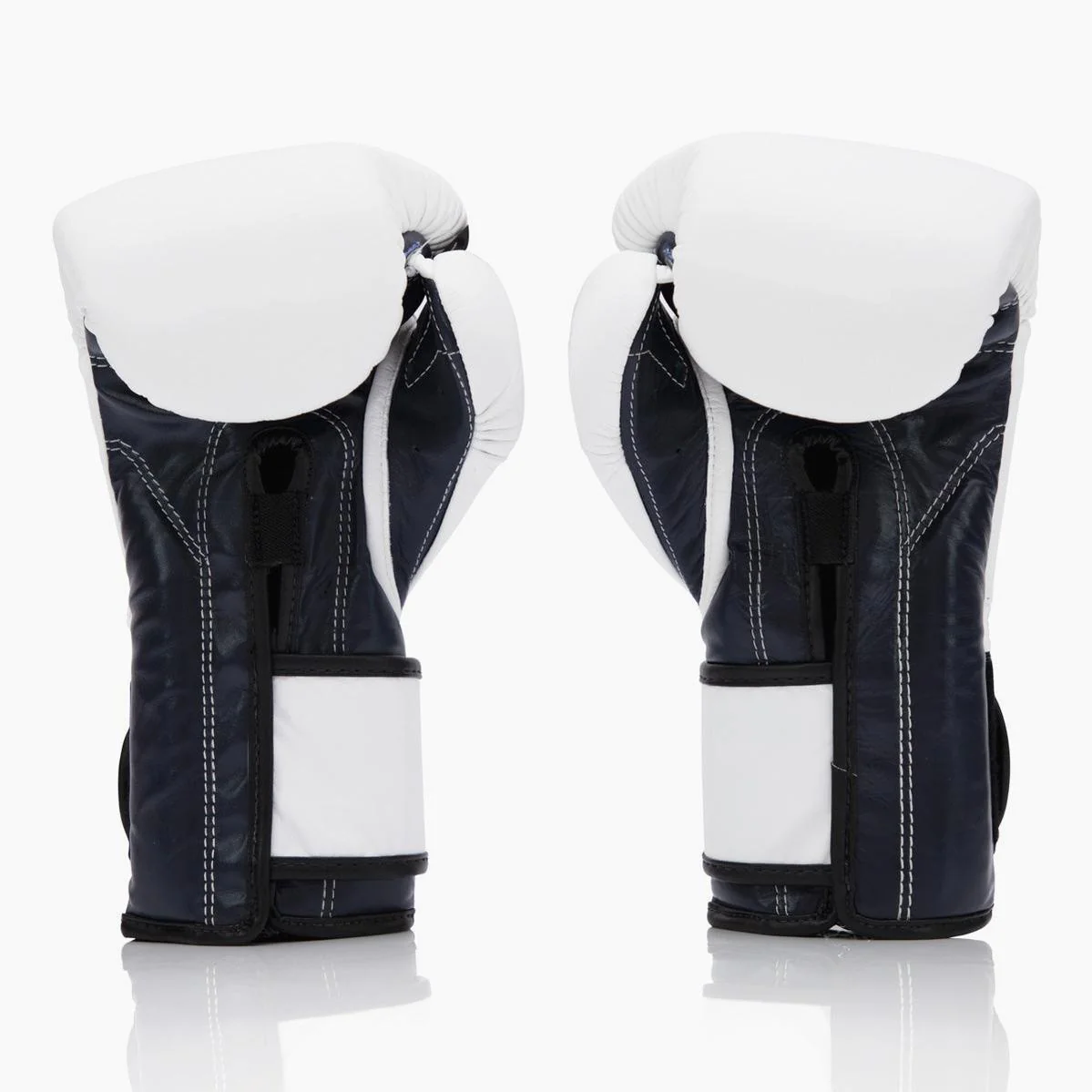 Gants de boxe Fairtex Mexican Style BGV9 Blanc-Bleu  - Image 3