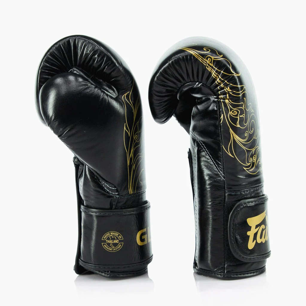 Gants de boxe Fairtex x Glory BGVG3 Noir-or - Image 4