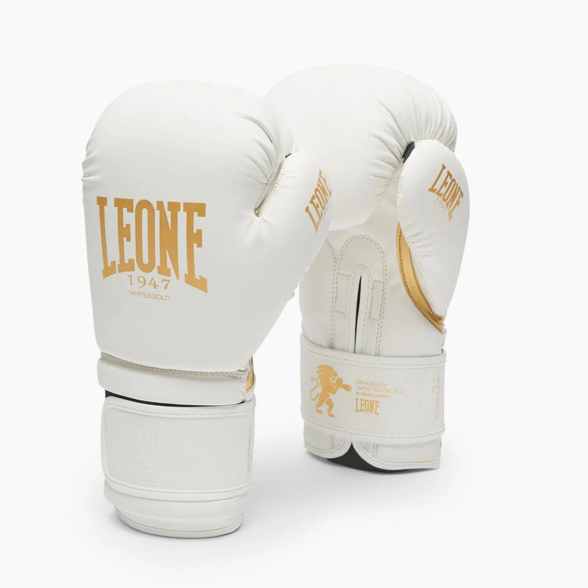 Gants de boxe Leone Idol GN059D Blanc-or 