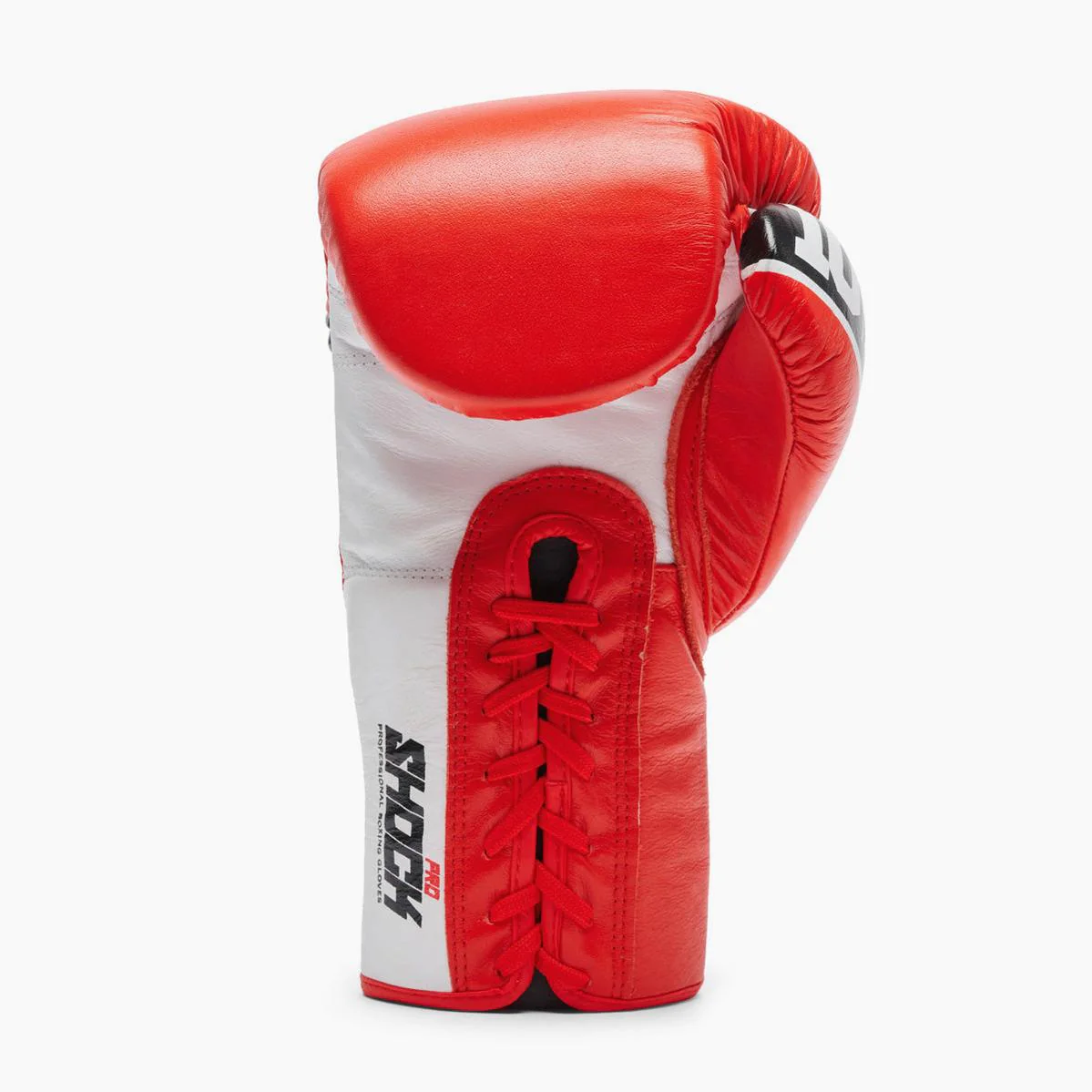 Gants de boxe Leone Shock Pro avec lacets GN057L Rouge  - Image 4