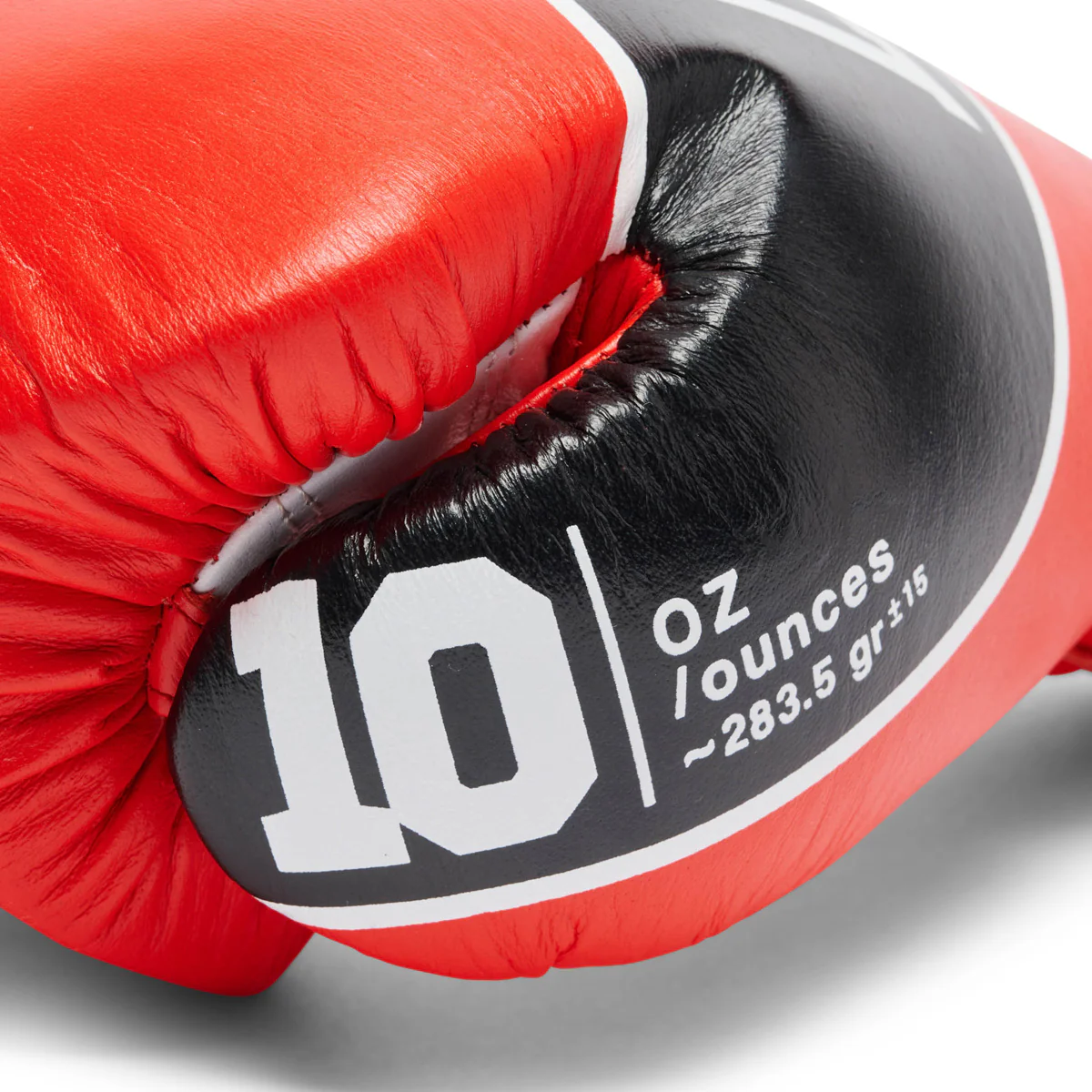 Gants de boxe Leone Shock Pro avec lacets GN057L Rouge  - Image 5