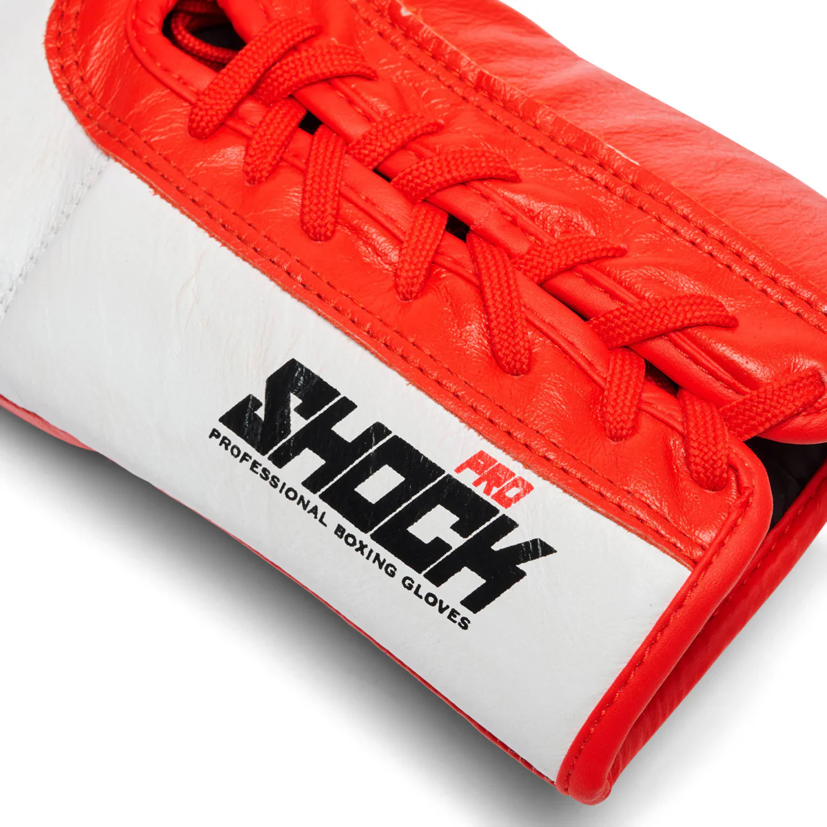 Gants de boxe Leone Shock Pro avec lacets GN057L Rouge  - Image 6