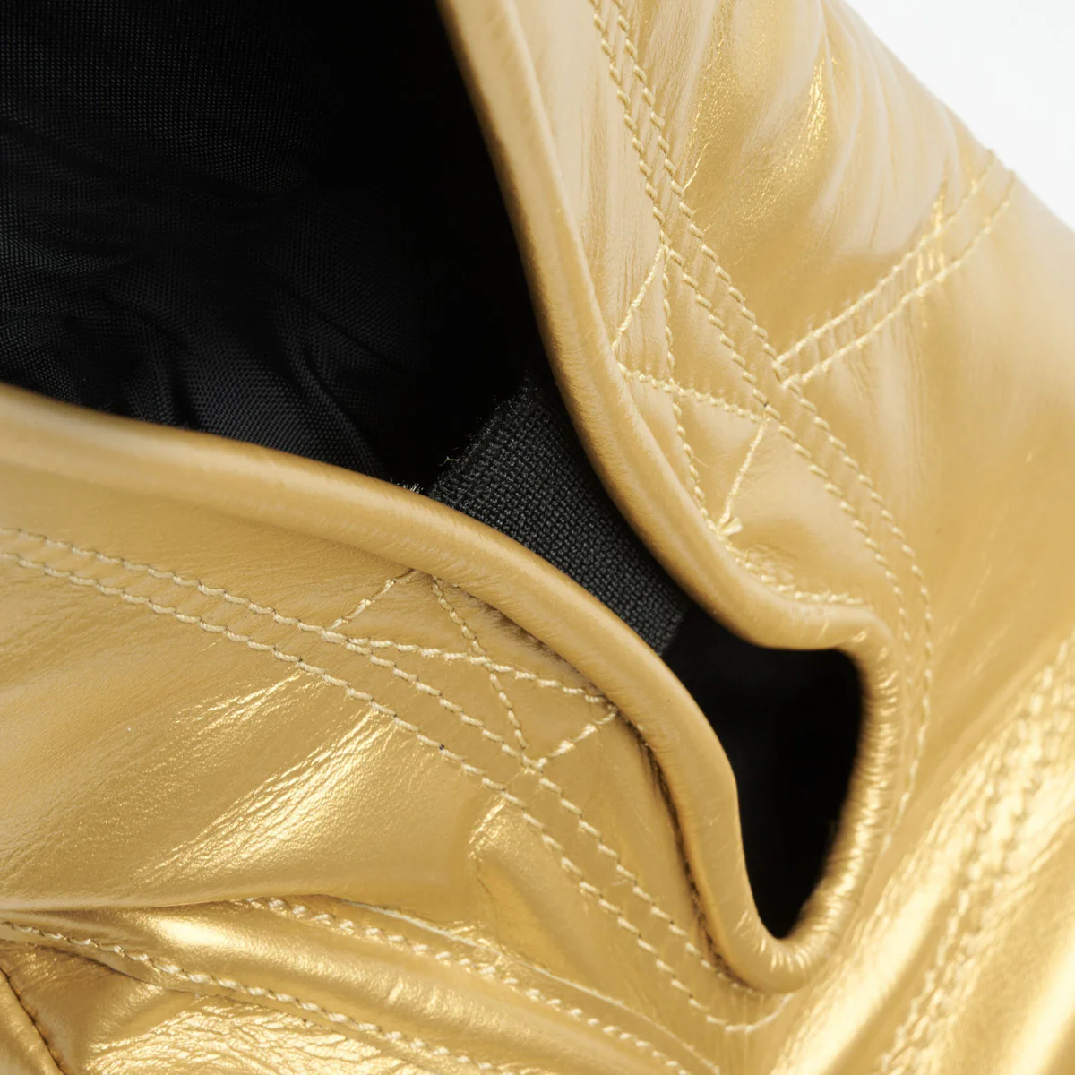 Gants de boxe Leone Sport Orlando Classico avec velcro Or  - Image 9