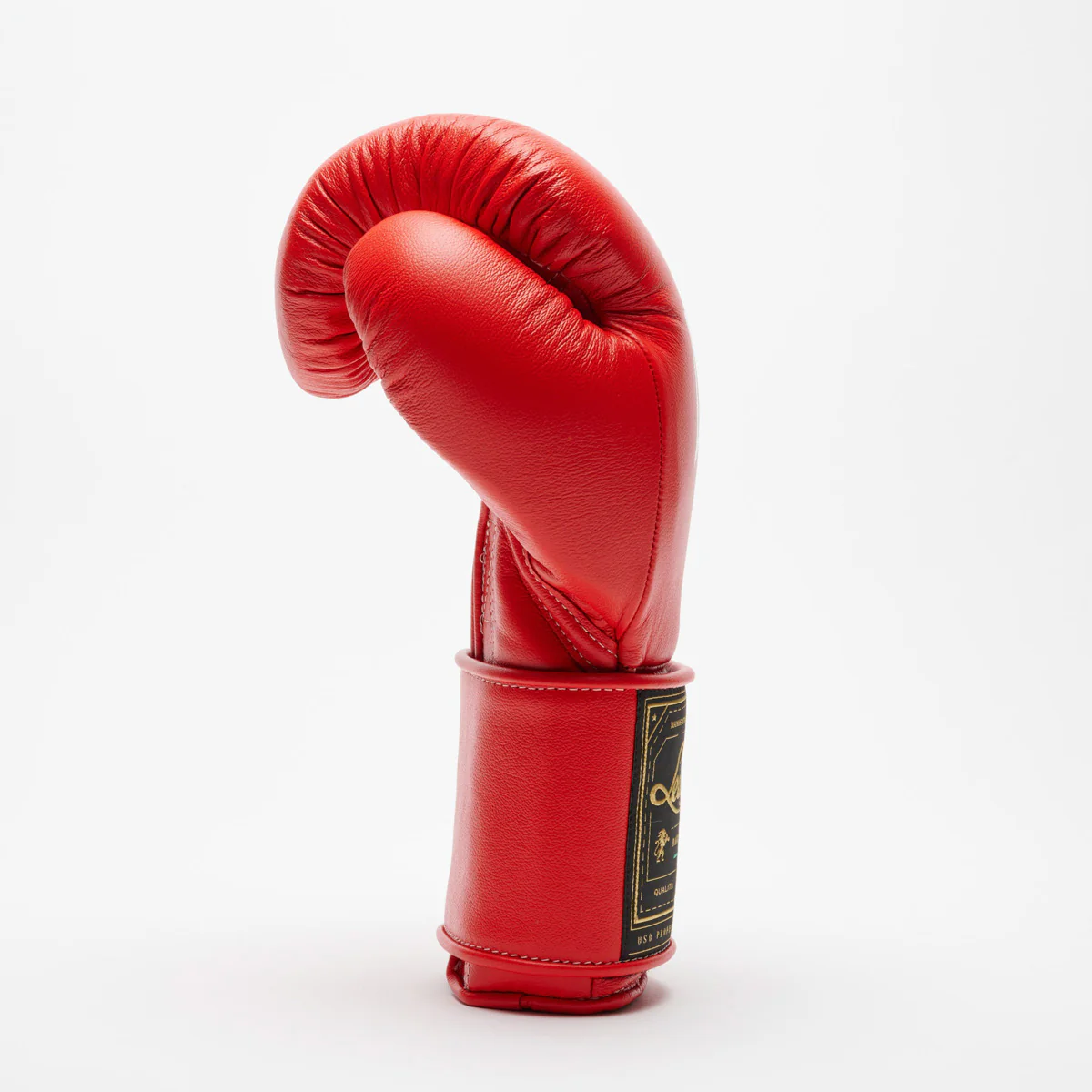 Gants de boxe Leone Sport Orlando Classico avec velcro Rouge  - Image 4
