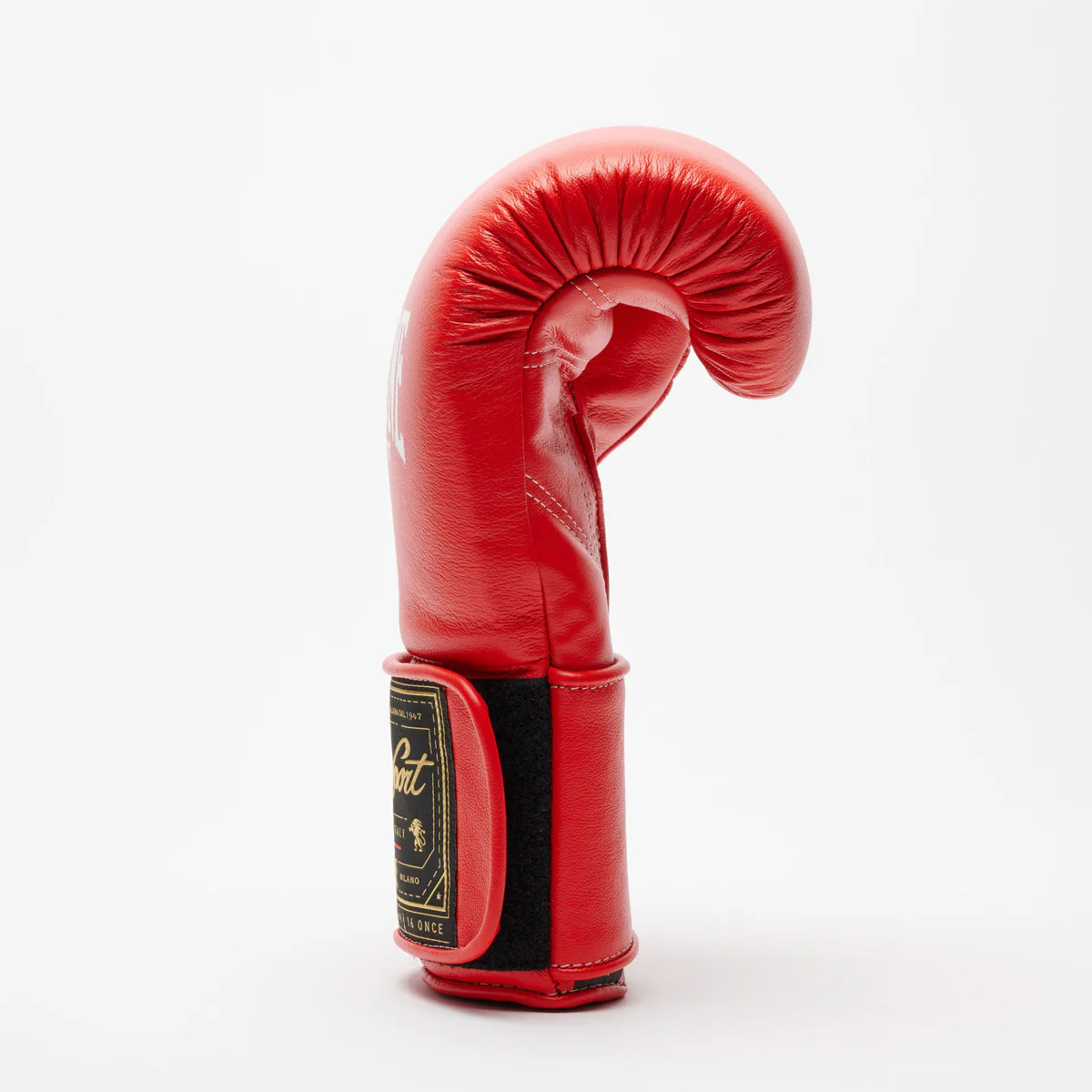 Gants de boxe Leone Sport Orlando Classico avec velcro Rouge  - Image 6