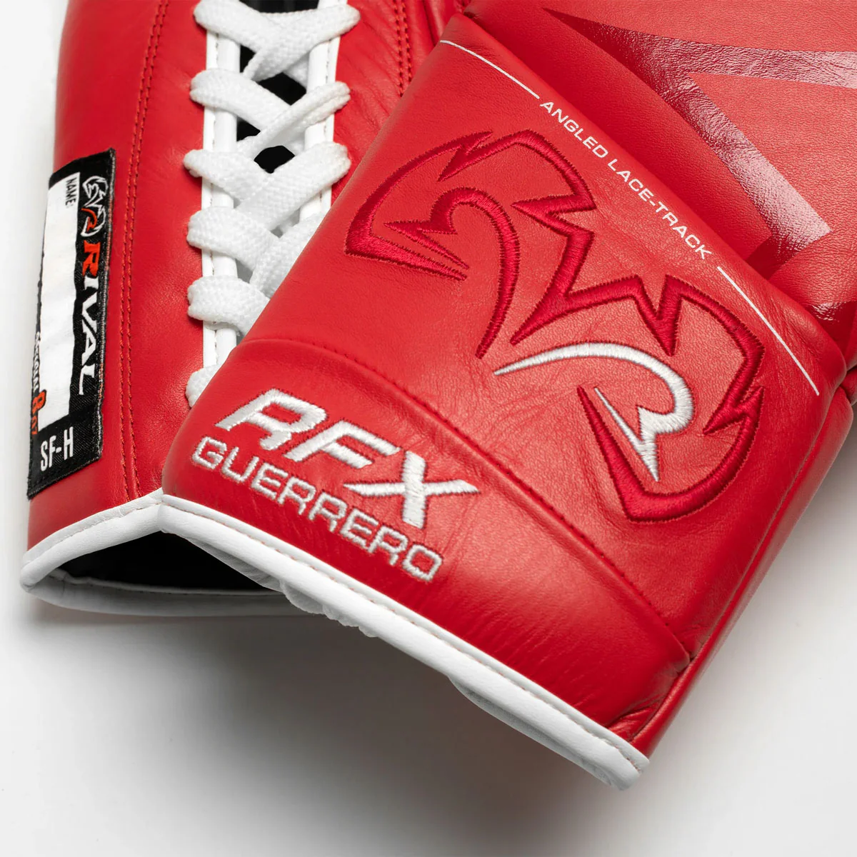 Gants de boxe Rival RFX Guerrero Pro Fight SF-H Rouge 10 Oz  - Image 3