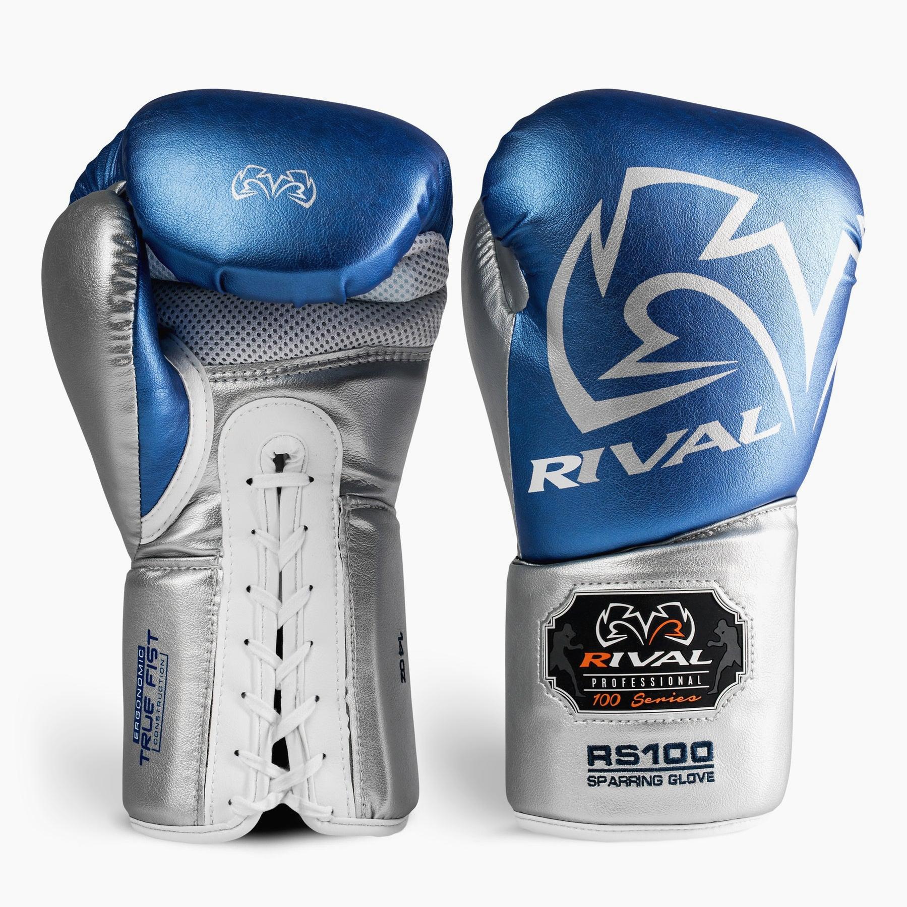 Gants de boxe Rival Sparring Professionnel RS100 avec lacets - Image 6