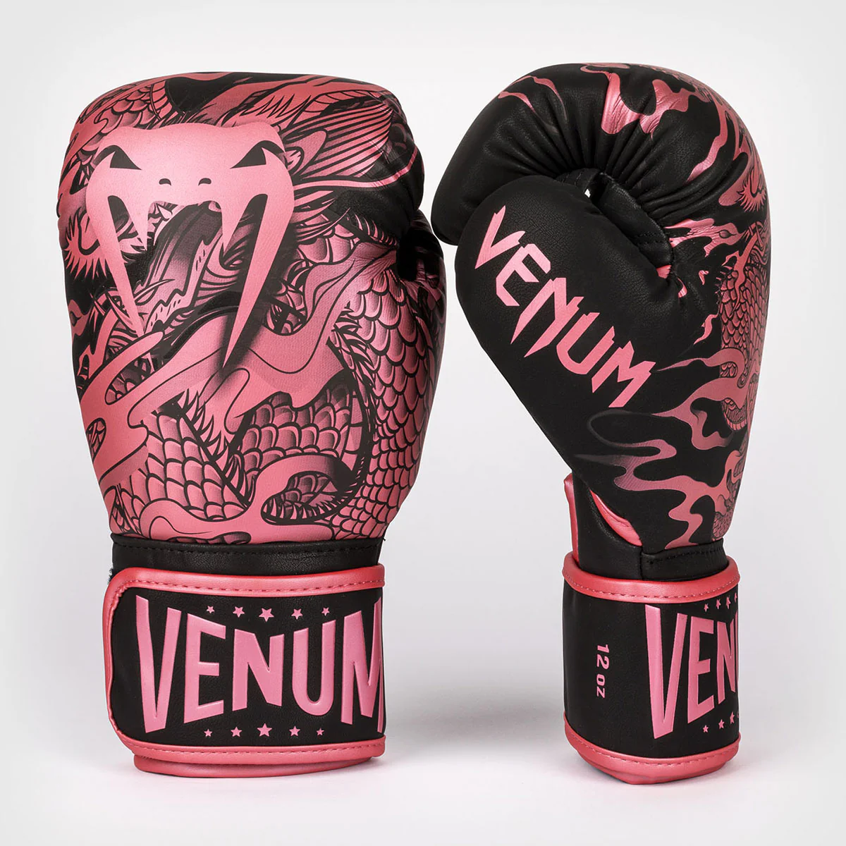 Gants de boxe Venum Dragon's Flight Noir-rose
