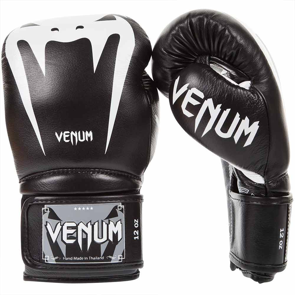 Gants de boxe Venum Giant 3.0 en Nappa Noir-Blanc 