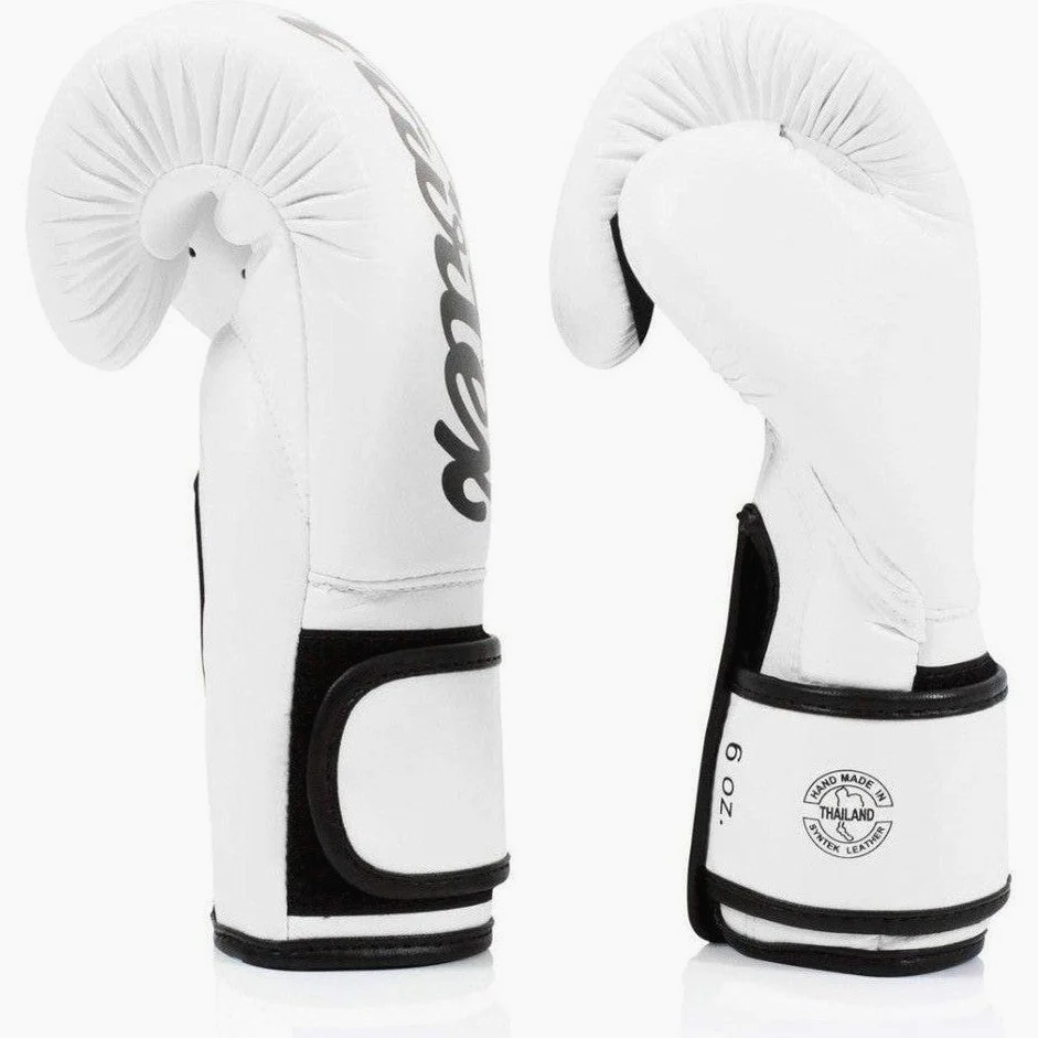 Gants de Muay Thai Fairtex BGV14 Blanc  - Image 3