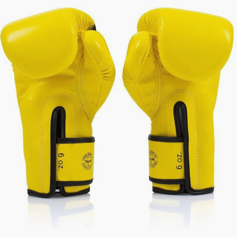 Gants de Muay Thai Fairtex BGV14 Jaune - Image 4