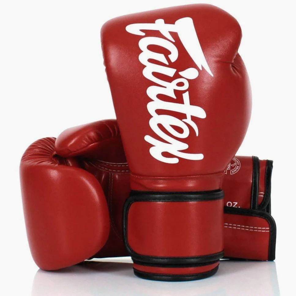 Gants de Muay Thai Fairtex BGV14 Rouge 
