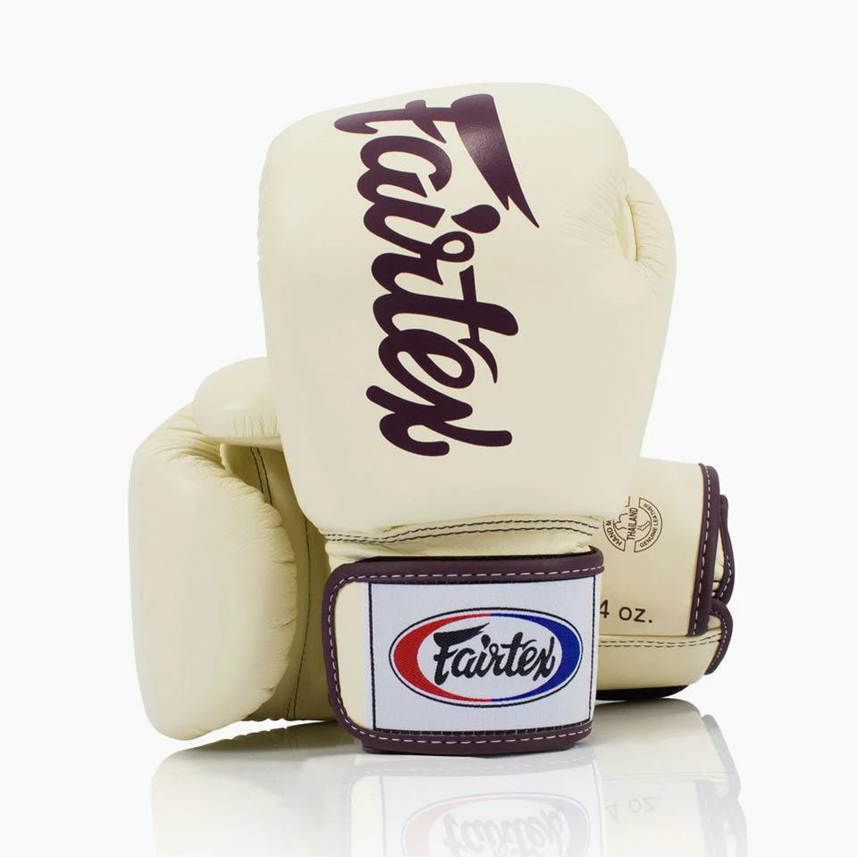 Gants de Muay Thai Fairtex BGV19 Deluxe Kaki 