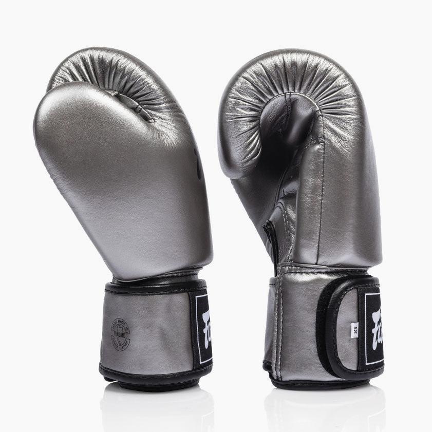 Gants de Muay Thai Fairtex BGV1C-Plus Gun Metallic  - Image 4