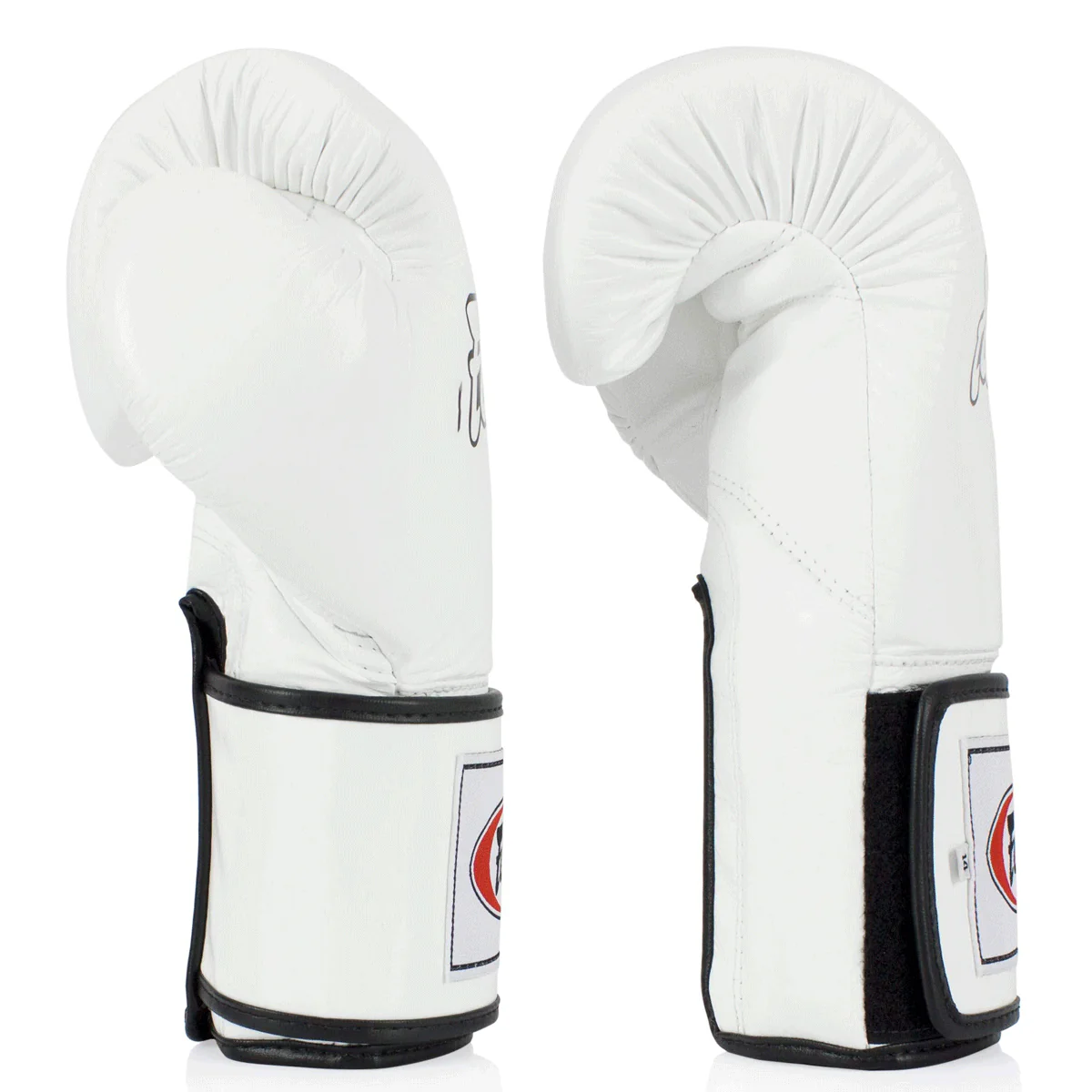Gants de Muay Thai Fairtex BGV5 Super Sparring Blanc  - Image 3