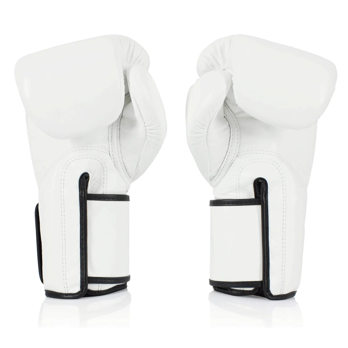 Gants de Muay Thai Fairtex BGV5 Super Sparring Blanc  - Image 4