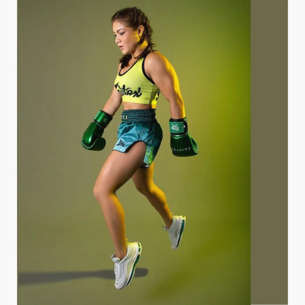 Gants de Muay Thai Fairtex Métallique BGV22 Vert  - Image 5