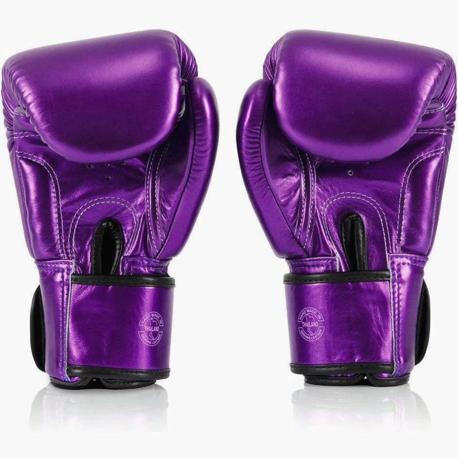 Gants de Muay Thai Fairtex Métallique BGV22 Violet  - Image 4