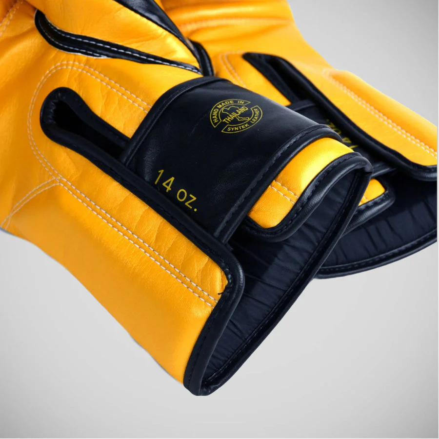 Gants de Muay Thai Fairtex Super Sparring BGV18 Noir-or  - Image 5