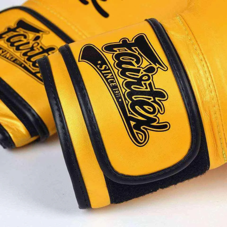 Gants de Muay Thai Fairtex Super Sparring BGV18 Or  - Image 6