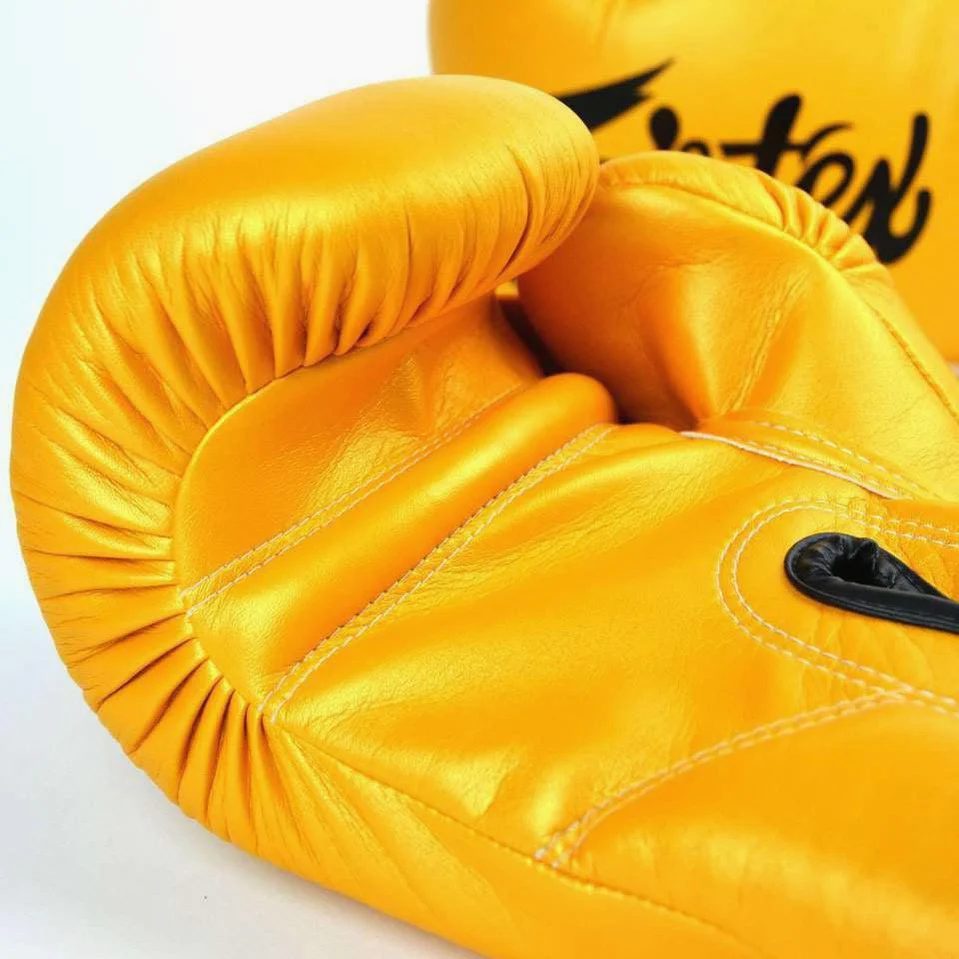 Gants de Muay Thai Fairtex Super Sparring BGV18 Or  - Image 8