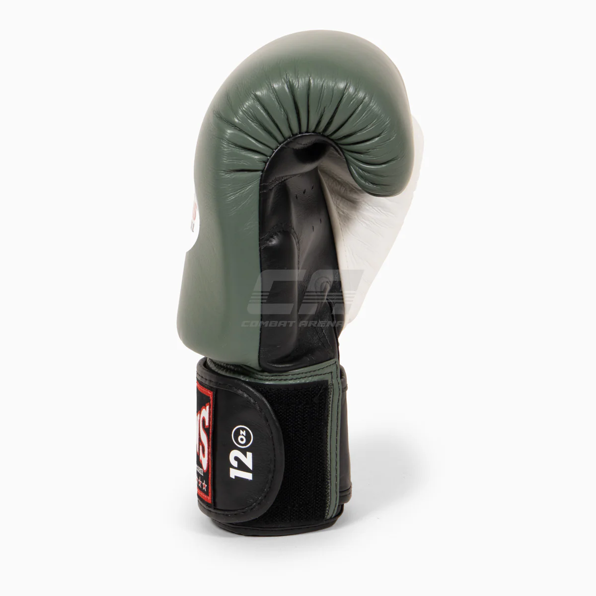 Gants de Muay Thai Twins Special BGVL4 Noir-vert-blanc  - Image 2