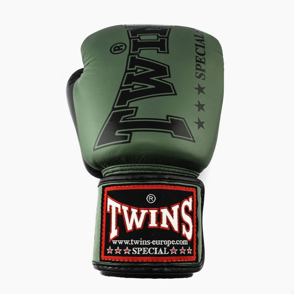 Gants de Muay Thai Twins Special BGVL8 Vert - Image 3