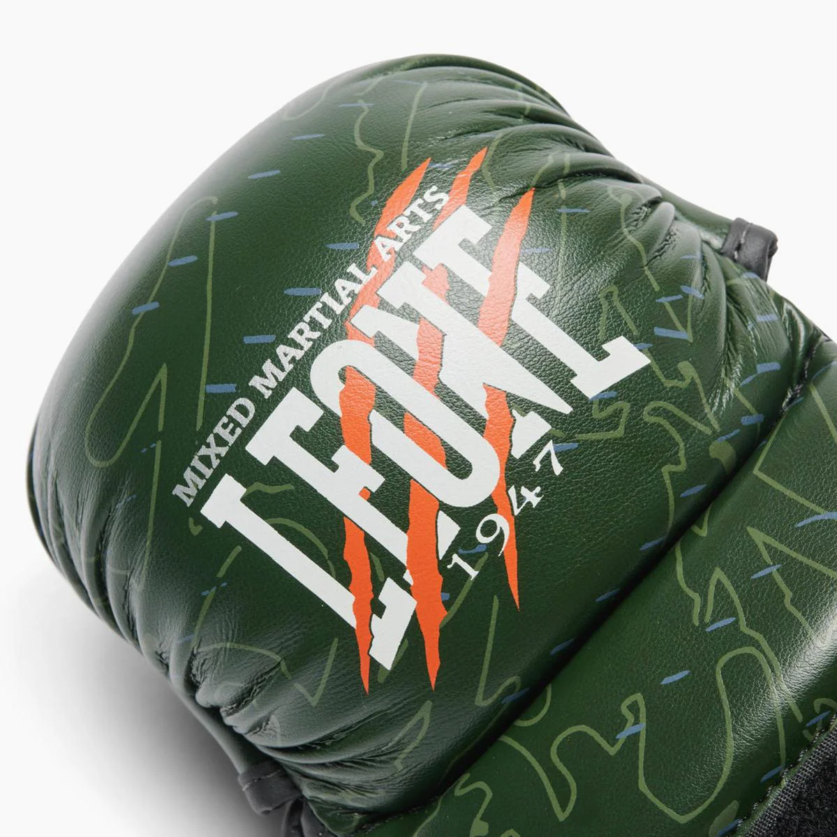 Gants MMA Leone Primal Instinct Entraînement GP116 avec pouce Vert  - Image 5
