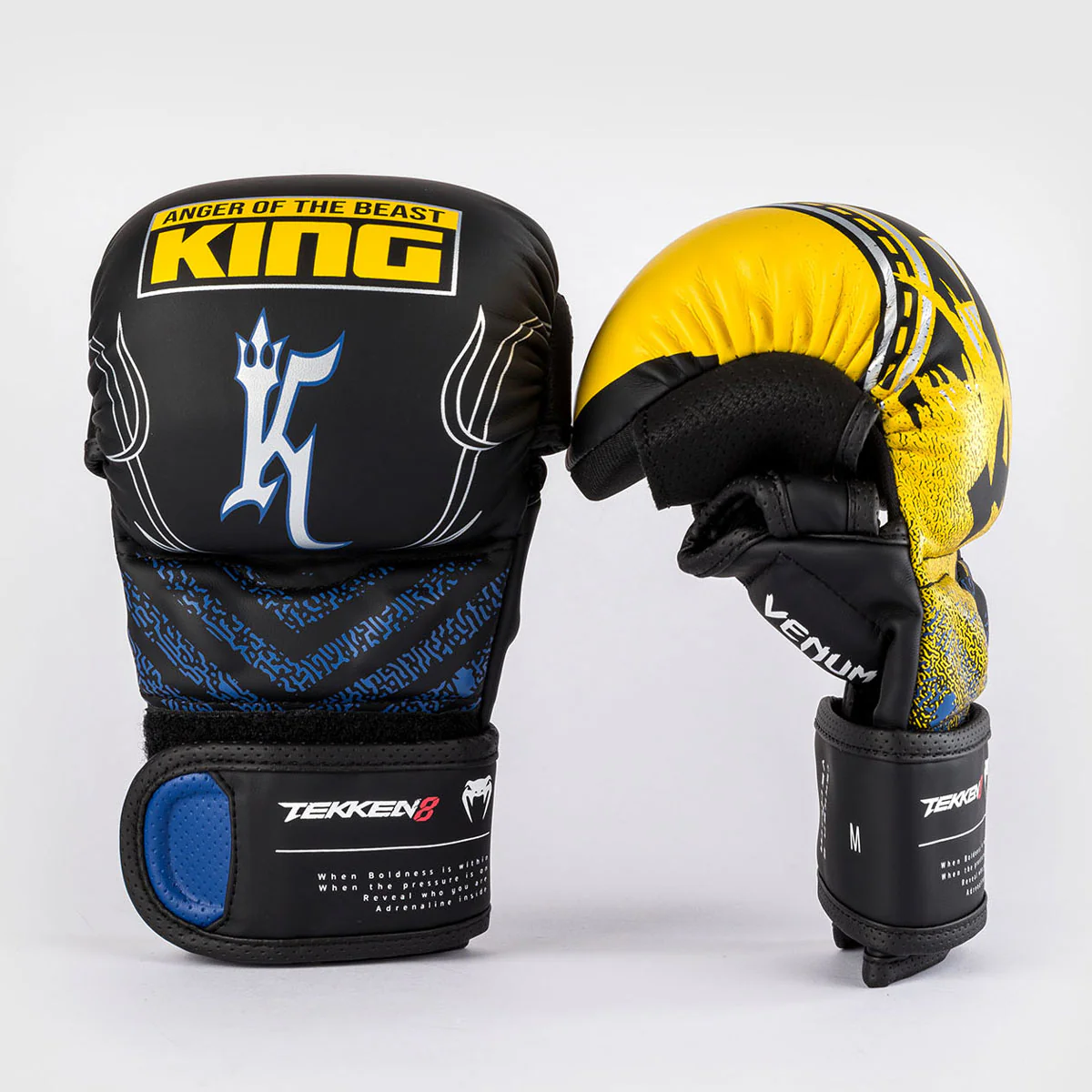 Gants MMA Tekken 8 King Noir-jaune  - Image 2